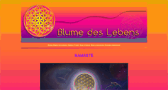 Desktop Screenshot of blumedeslebens.eddanima.net