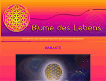 Tablet Screenshot of blumedeslebens.eddanima.net